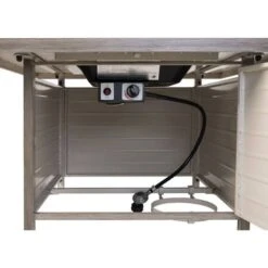 Fire Sense - Langhorne Square Aluminum LPG Fire Pit - Barnwood -Vornado || Honeywell || LG Shop 0f52ae70 4ef8 5ccd a891 879de6ee2127