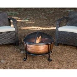 Fire Sense - Palermo Wood Burning Fire Pit - Copper -Vornado || Honeywell || LG Shop 0fd2acc9 c21e 5d30 9a1f e6fa7a5e537b
