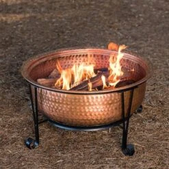Fire Sense - Palermo Wood Burning Fire Pit - Copper -Vornado || Honeywell || LG Shop 1c1c3c5d 2adc 5e19 a612 345147ab7ec1