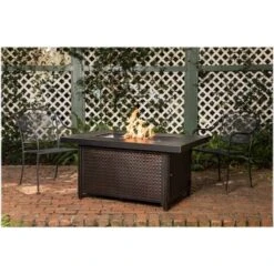 Fire Sense - Weyland Rectangular Aluminum LPG Fire Pit - Antique Bronze -Vornado || Honeywell || LG Shop 20ced0f2 eb42 5d1b 93aa 6538f99cc617