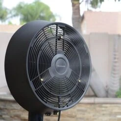 NewAir - Outdoor Misting Fan And Pedestal Fan, Cools 500 Sq. Ft. With 3 Fan Speeds And Wide-Angle Oscillation - Black -Vornado || Honeywell || LG Shop 2167f770 f990 5ceb 8b8b 8d8b83313cb4