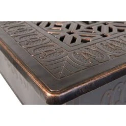 Fire Sense - Dynasty Rectangular Aluminum LPG Fire Pit - Antique Bronze -Vornado || Honeywell || LG Shop 22366120 d63d 5dd1 aca7 e36d1309e90b