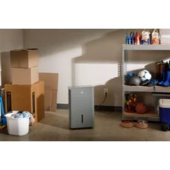 GE - 50-Pint Energy Star Portable Dehumidifier With Smart Dry For Wet Spaces - Grey -Vornado || Honeywell || LG Shop 24315f81 2e1e 53f8 9602 bc6e058b36fc