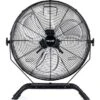 NewAir - 4000 CFM 18" Outdoor High Velocity Floor Or Wall Mounted Fan With 3 Fan Speeds And Adjustable Tilt Head - Black