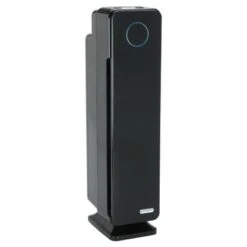 GermGuardian AC5300B Elite 28-inch 3-in-1 HEPA UV-C Tower Air Purifier - Black - Black