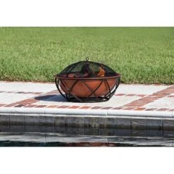 Fire Sense - Barzelonia Round Fire Pit - Copper Look -Vornado || Honeywell || LG Shop 30bd8fa1 e8ce 5154 a2fc 604830748dcf