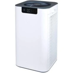 Soleus Air HEPA Whole Home Air Purifier With 6 Stage Filter And Laser Air Quality Indication - White