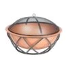 Fire Sense - Barzelonia Round Fire Pit - Copper Look
