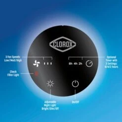 Clorox Tabletop Ture HEPA Air Purifier - White -Vornado || Honeywell || LG Shop 3cfb0c89 03e5 4bab adf9 9b99be0ab4fa