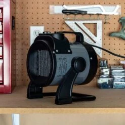 NewAir - 160 Sq. Ft. Portable Ceramic Electric Heater With Adjustable Tilt Head - Gray -Vornado || Honeywell || LG Shop 4be6c757 5cca 5050 ae88 ed92544fd15a