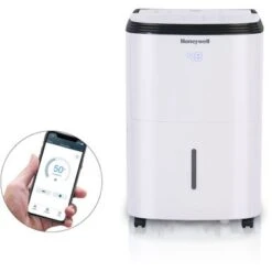 Honeywell - Smart WiFi Energy Star Dehumidifier For Basements & Rooms Up To 4000 Sq.Ft. With Alexa Voice Control & Anti-Spill Design - White -Vornado || Honeywell || LG Shop 540ed897 8a1c 5b42 88f3 fd04b75534b2