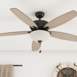 Prominence Home Denon 60 Inch Espresso Bronze Indoor LED Ceiling Fan -Vornado || Honeywell || LG Shop 57bb3cdb 5b56 4d71 b94c 0989af539a7e