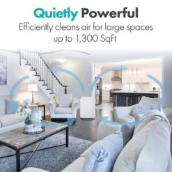 Alen - BreatheSmart 75i Air Purifier With Pure, True HEPA Filter, For Allergens, Dust, Mold, And Germs – 1,300 SqFt - White -Vornado || Honeywell || LG Shop 58be0fee 753e 5704 b9d6 c192bc6b2792