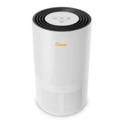Crane True HEPA Air Purifier With UV Light For Rooms Up To 300 Sq. Ft. - White