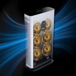 Shark - Air Purifier 6 With Anti-Allergen HEPA Filter Advanced Odor Lock, 1,200 Sq. Ft., Smart Sensing - White -Vornado || Honeywell || LG Shop 783c4c0e b875 5fab 8bbe 9eaaee79c608