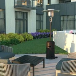 Fire Sense - Espresso Finish Performance Patio Heater - Brown -Vornado || Honeywell || LG Shop 7cb770e4 8742 50bb b48f 40fdb83169e9