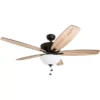 Prominence Home Denon 60 Inch Espresso Bronze Indoor LED Ceiling Fan