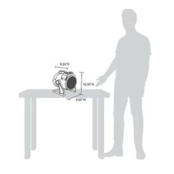 NewAir - 160 Sq. Ft. Portable Ceramic Electric Heater With Adjustable Tilt Head - Gray -Vornado || Honeywell || LG Shop 7f784662 d0b4 5e9d 8759 e087139c940c