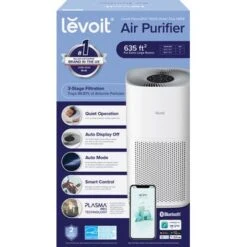 Levoit - PlasmaPro 600S Smart 635 Sq. Ft True HEPA Air Purifier - White -Vornado || Honeywell || LG Shop 7f95196b 739c 5a3c 876c f9be97448f7f