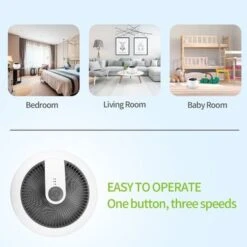 Ainfox Portable Air Purifier For Home With True HEPA - White -Vornado || Honeywell || LG Shop 83ff1cb5 ada0 4df0 8e7f 40dcea33d21a
