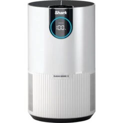Shark - Clean Sense Air Purifier 500, Clean Sense IQ, NanoSeal True HEPA, 500 Sq. Ft., Filters 99.9% Of Allergens, Pro Odor Lock - White
