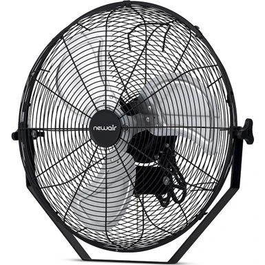 NewAir - 4000 CFM 18" Outdoor High Velocity Floor Or Wall Mounted Fan With 3 Fan Speeds And Adjustable Tilt Head - Black 9 NewAir - 4000 CFM 18" Outdoor High Velocity Floor Or Wall Mounted Fan With 3 Fan Speeds And Adjustable Tilt Head - Black - Image 9