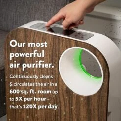 OVAL AIR 3-Stage H13 True HEPA 5-in-1 Air Purifier For Rooms Up To 600 Sq. Ft. Reduces Allergies, Asthma, Pets, Odor, Smoke - White -Vornado || Honeywell || LG Shop 9fffb1e3 c7d3 45f4 a802 ffc6bb858926