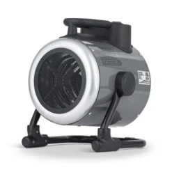 NewAir - 170 Sq. Ft. Portable Electric Garage Heater With Adjustable Tilt Head - Gray -Vornado || Honeywell || LG Shop a018ebc4 a1e0 5ca2 b777 364d93ed5909