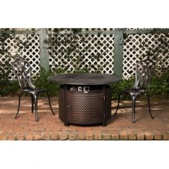 Fire Sense - Weyland Round Aluminum LPG Fire Pit - Antique Bronze -Vornado || Honeywell || LG Shop a26f48b8 3e5b 5b12 9331 763e0144fe0f