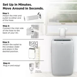 TCL - 8000 BTU Smart Portable Air Conditioner -Vornado || Honeywell || LG Shop a438027e b9b1 4700 9e73 770c62037a71