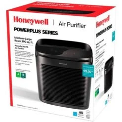Honeywell - 200 Sq. Ft. PowerPlus HEPA Air Purifier - Black -Vornado || Honeywell || LG Shop b15ea763 03ee 524e 82fb 92ec9db87b5f