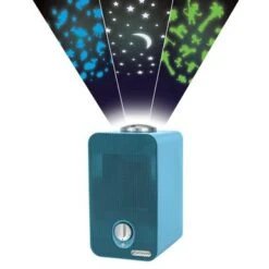GermGuardian Blue 11-inch 4-in-1 HEPA Air Purifier With UV Sanitizer, Odor Reduction And Projector - Blue