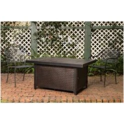 Fire Sense - Weyland Rectangular Aluminum LPG Fire Pit - Antique Bronze -Vornado || Honeywell || LG Shop b92c84c4 caa2 59c4 9028 0e085ec7287b