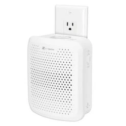 PureGuardian - Odor Eliminating Pluggable Air Purifier With Nightlight - White