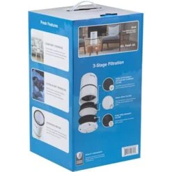 Levoit - Aerone 129 Sq. Ft True HEPA Air Purifier With Replacement Filter - White -Vornado || Honeywell || LG Shop c25f5859 4d01 5969 934e dc4d1e6b7a1a