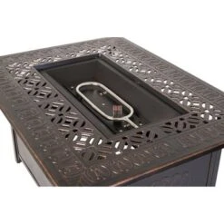 Fire Sense - Dynasty Rectangular Aluminum LPG Fire Pit - Antique Bronze -Vornado || Honeywell || LG Shop c5635f57 172b 53d6 9ed1 cab5eb6691c6