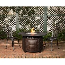 Fire Sense - Weyland Round Aluminum LPG Fire Pit - Antique Bronze -Vornado || Honeywell || LG Shop c7bcd67f 3898 59a4 8e57 2cd1c8d5a672