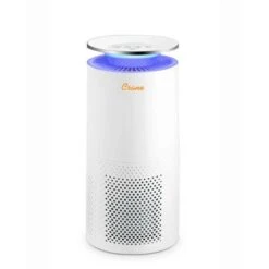 Crane True HEPA Air Purifier With UV Light For Rooms Up To 500 Sq. Ft. - White