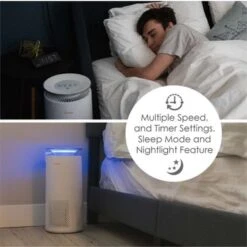Crane True HEPA Air Purifier With UV Light For Rooms Up To 500 Sq. Ft. - White -Vornado || Honeywell || LG Shop cceec35b 58be 4dd8 bad9 6e4451b216f2