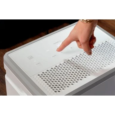 GE - 35-Pint Portable Dehumidifier With Smart Dry - White 4 GE - 35-Pint Portable Dehumidifier With Smart Dry - White - Image 4