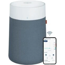 Blueair - Blue Pure 311i Max 387 Sq. Ft Smart HEPASilent Medium Room Bedroom Air Purifier - White/Seabed