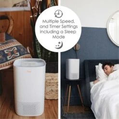 Crane True HEPA Air Purifier With UV Light For Rooms Up To 250 Sq. Ft. - White -Vornado || Honeywell || LG Shop d99d363e a2b9 4a6f 9168 d1d6bd724598