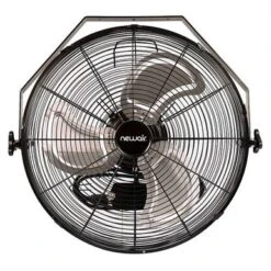 NewAir - 3000 CFM 18” High Velocity Wall Mounted Fan With Sealed Motor Housing And Ball Bearing Motor - Black