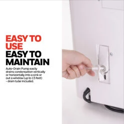 Honeywell 35 Pint Energy Star Dehumidifier With Built-In Drain Pump & 5 Year Warranty -Vornado || Honeywell || LG Shop dh45pwkn ei6