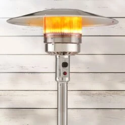 Insignia™ - Standing Patio Heater - Stainless Steel -Vornado || Honeywell || LG Shop e0f4d2a9 846c 523b 9399 5b84ec714a4c