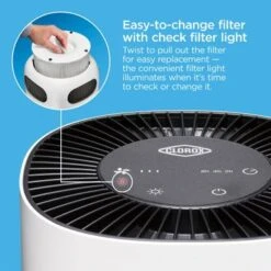 Clorox Tabletop Ture HEPA Air Purifier - White -Vornado || Honeywell || LG Shop e8dfe4a4 f70a 43a7 a6f4 1bdcb88c669f