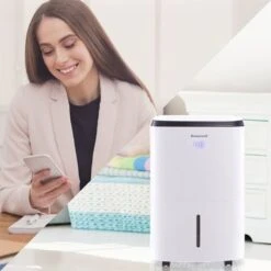 Honeywell - Smart WiFi Energy Star Dehumidifier For Basements & Rooms Up To 4000 Sq.Ft. With Alexa Voice Control & Anti-Spill Design - White -Vornado || Honeywell || LG Shop ec422c40 f2a9 5704 baa7 f5093fe6859c