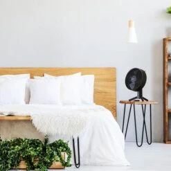 Sharper Image - SPIN 12 Oscillating Table Fan With Remote - Black -Vornado || Honeywell || LG Shop f121e0cf 73c1 5c86 b643 a765f6dded61