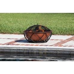 Fire Sense - Barzelonia Round Fire Pit - Copper Look -Vornado || Honeywell || LG Shop fb7e33ed 9c37 5940 8fe5 b0fa3e2b2451