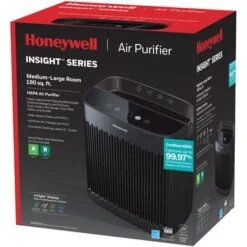 Honeywell - InSight HEPA Air Purifier, Medium-Large Rooms (190 Sq.ft) - Black -Vornado || Honeywell || LG Shop ff4bf61d e131 5f46 ad2e 39c4e10a3056